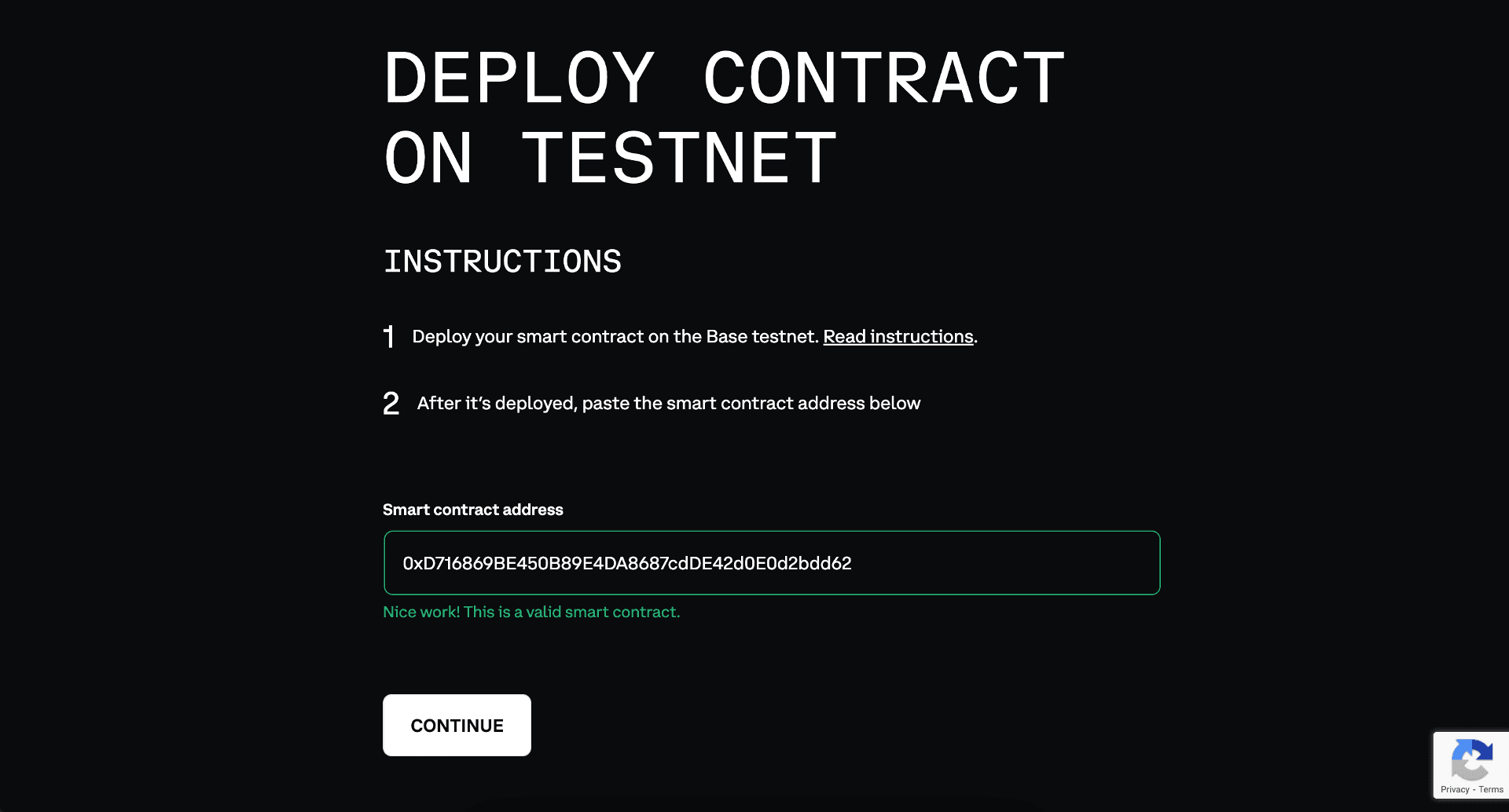 deploy contract
